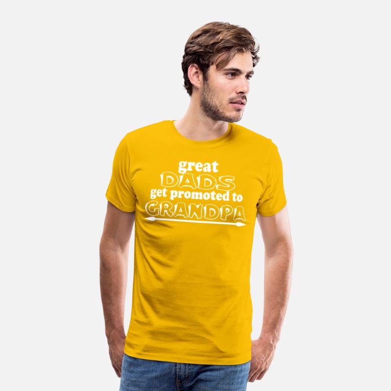 "Great Dads Get Promoted to Grandpa" T-Shirt