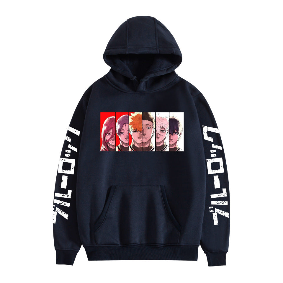 Blue Prison AnimePrinted Casual Loose Couple Hoodie Sweatshirt