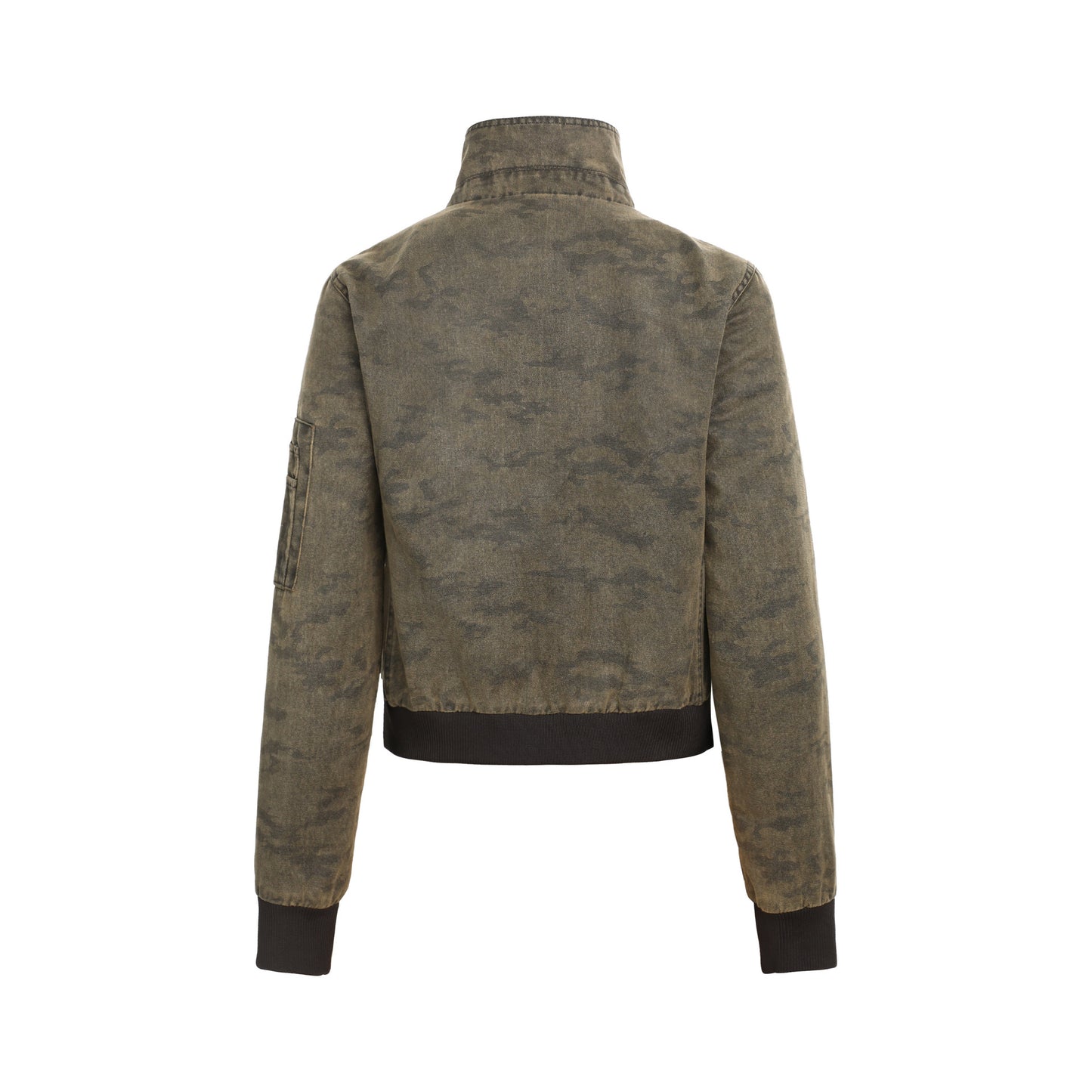 Retro flying jacket short shoulder jacket for women