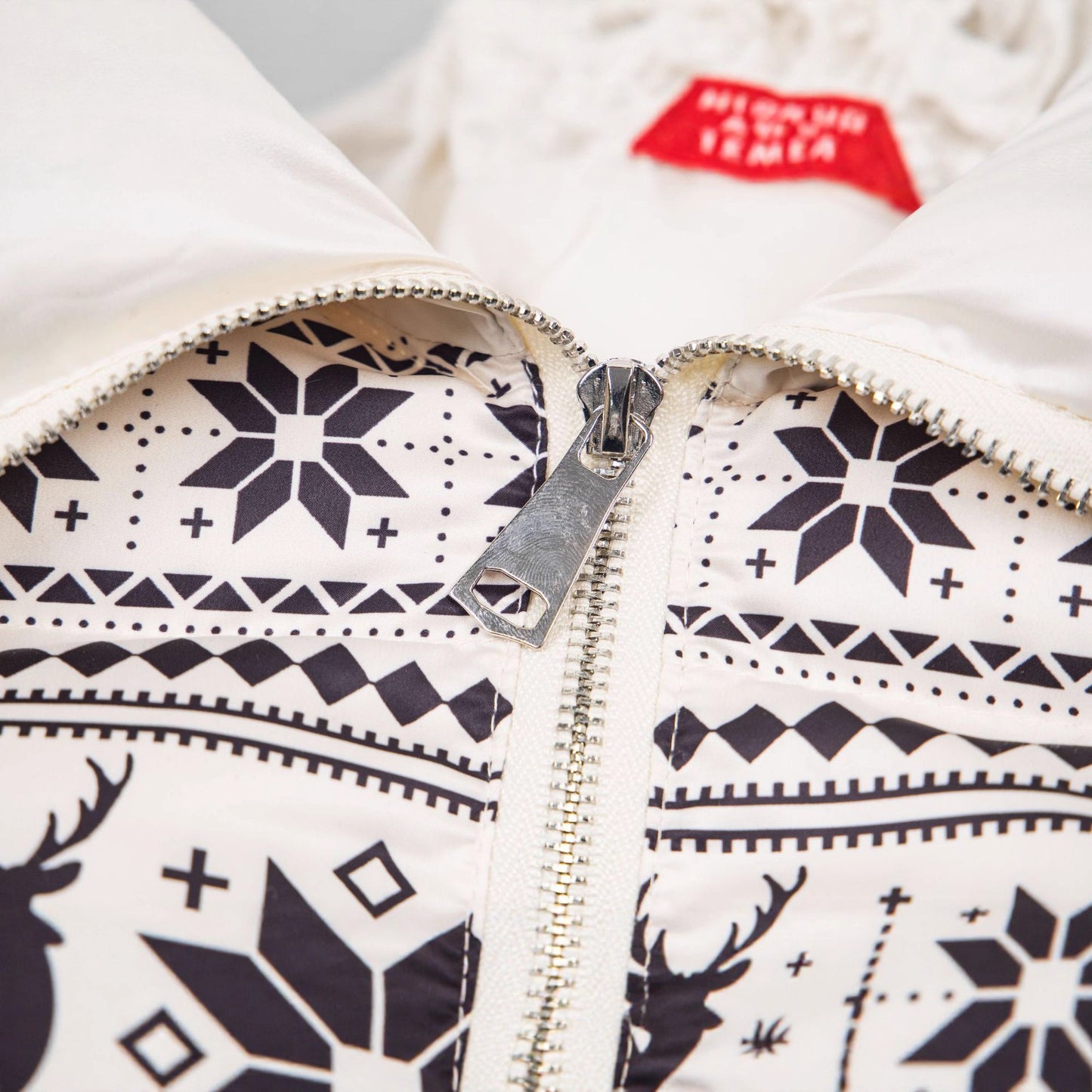 Fel Island Snowflake Navy Leader Women's Thick Cotton Jacket