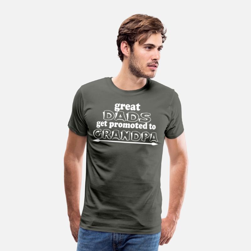 "Great Dads Get Promoted to Grandpa" T-Shirt
