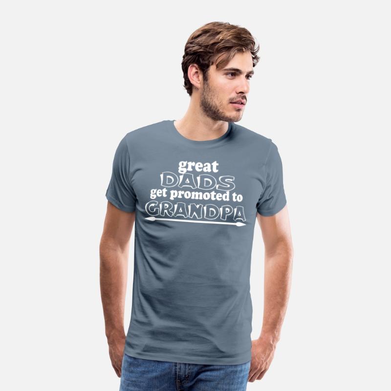 "Great Dads Get Promoted to Grandpa" T-Shirt