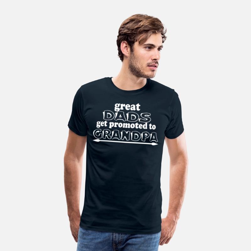"Great Dads Get Promoted to Grandpa" T-Shirt