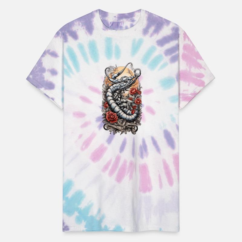 "Monochrome Shrimp Flash: Classic Sailor Jerry St