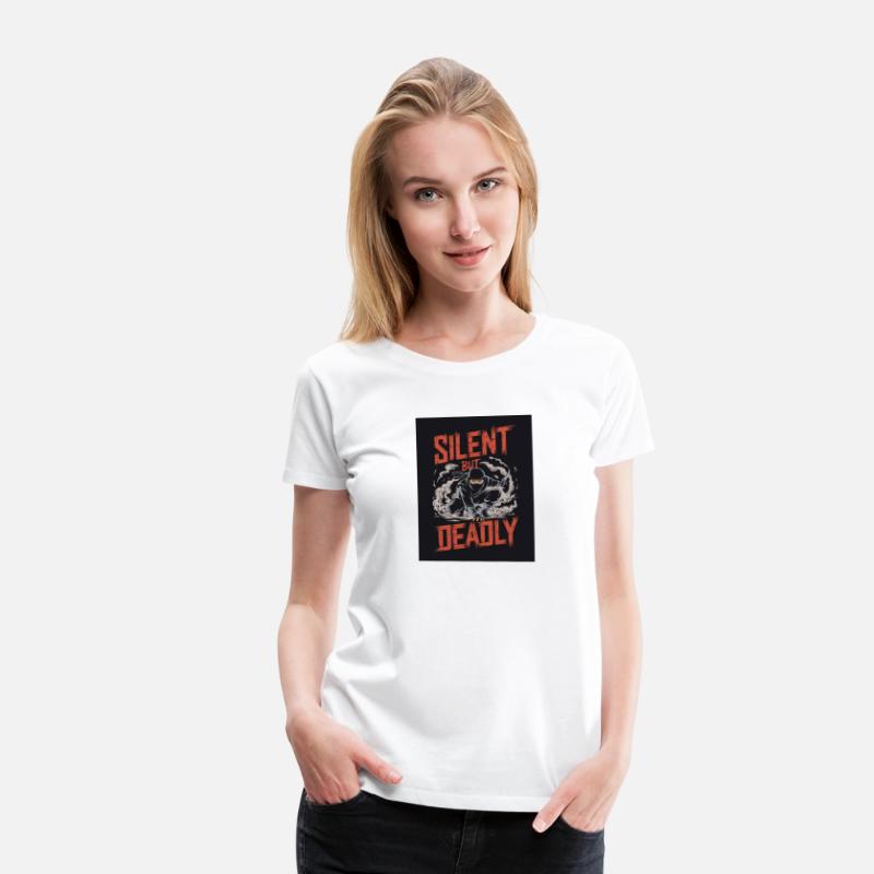 "Silent But Deadly – Ninja Minimalist T-Shirt