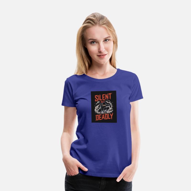"Silent But Deadly – Ninja Minimalist T-Shirt