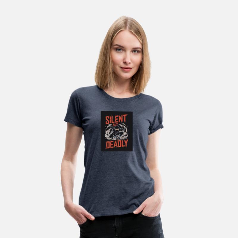 "Silent But Deadly – Ninja Minimalist T-Shirt